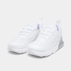 Kids' Toddler Nike Air Max 270 Casual Shoes White/Metallic Silver - DD1646 103 -Default Template 7 DD1646 103 P2