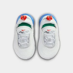 Kids' Toddler Nike Air Max 270 Casual Shoes White/Pure Platinum/Light Photo Blue/Black - DD1646 114 -Default Template 7 DD1646 114 P5