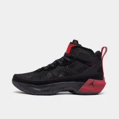 Nike Big Kids' Air Jordan XXXVII Basketball Shoes Black/Metallic Gold/University Red/Dark Grey - DD7421Â 007