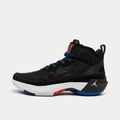 Nike Big Kids' Air Jordan XXXVII Basketball Shoes Black/White/University Red/Bright Concord - DD7421Â 061