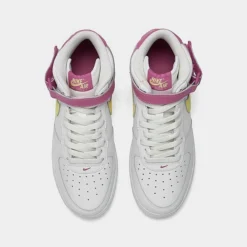 Big Kids' Nike Air Force 1 MId '07 LE Casual Shoes Summit White/Citron Tint/Cosmic Fuchsia/White - DH2933 100 12 Big Kids' Nike Air Force 1 MId '07 LE Casual Shoes Summit White/Citron Tint/Cosmic Fuchsia/White - DH2933 100 -Default Template 7 DH2933 100 P5