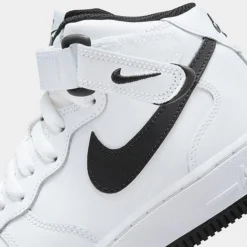 Big Kids' Nike Air Force 1 MId '07 LE Casual Shoes White/Black/White - DH2933 103 10 Big Kids' Nike Air Force 1 MId '07 LE Casual Shoes White/Black/White - DH2933 103 -Default Template 7 DH2933 103 P3