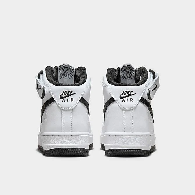 Big Kids' Nike Air Force 1 MId '07 LE Casual Shoes White/Black/White - DH2933 103 6 Big Kids' Nike Air Force 1 MId '07 LE Casual Shoes White/Black/White - DH2933 103 - Image 4