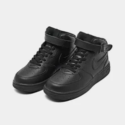 Little Kids' Nike Air Force 1 Mid LE Casual Shoes Black/Black - DH2934 001 -Default Template 7 DH2934 001 P2