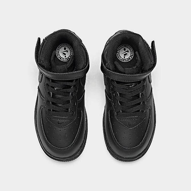 Kids' Toddler Nike Air Force 1 Mid Casual Shoes Black/Black - DH2935 001 7 Kids' Toddler Nike Air Force 1 Mid Casual Shoes Black/Black - DH2935 001 - Image 5