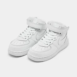Kids' Toddler Nike Air Force 1 Mid Casual Shoes White/White - DH2935 111 9 Kids' Toddler Nike Air Force 1 Mid Casual Shoes White/White - DH2935 111 -Default Template 7 DH2935 111 P2