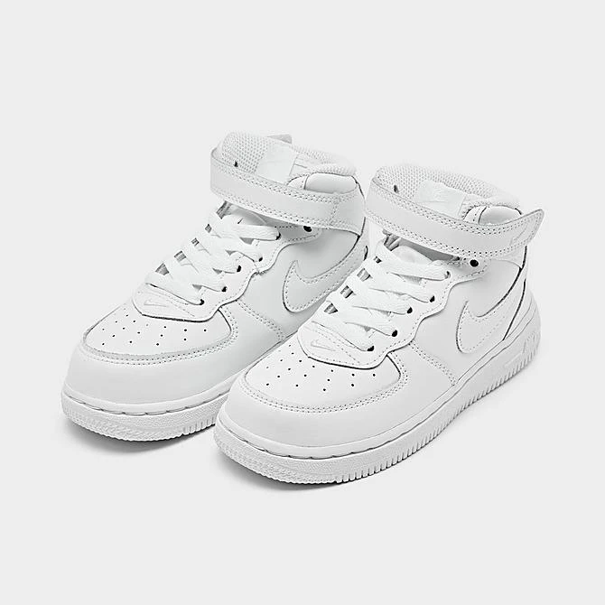 Kids' Toddler Nike Air Force 1 Mid Casual Shoes White/White - DH2935 111 4 Kids' Toddler Nike Air Force 1 Mid Casual Shoes White/White - DH2935 111 - Image 2