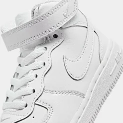 Kids' Toddler Nike Air Force 1 Mid Casual Shoes White/White - DH2935 111 10 Kids' Toddler Nike Air Force 1 Mid Casual Shoes White/White - DH2935 111 -Default Template 7 DH2935 111 P3