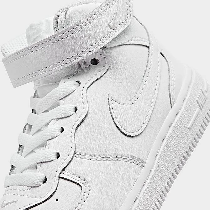 Kids' Toddler Nike Air Force 1 Mid Casual Shoes White/White - DH2935 111 5 Kids' Toddler Nike Air Force 1 Mid Casual Shoes White/White - DH2935 111 - Image 3