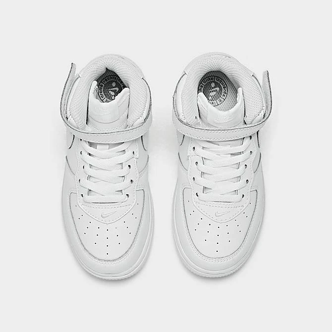 Kids' Toddler Nike Air Force 1 Mid Casual Shoes White/White - DH2935 111 7 Kids' Toddler Nike Air Force 1 Mid Casual Shoes White/White - DH2935 111 - Image 5