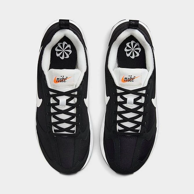 Big Kids' Nike Air Max Dawn Casual Shoes Black/Summit White/Metallic Silver/Total Orange - DH3157 002 7 Big Kids' Nike Air Max Dawn Casual Shoes Black/Summit White/Metallic Silver/Total Orange - DH3157 002 - Image 5