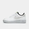 Big Kids' Nike Air Force 1 Crater Next Nature Casual Shoes White/Light Bone/Volt/Black - DH8695 101 -Default Template 7 DH8695 101 P1