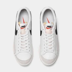 Women's Nike Blazer Low Platform Casual Shoes White/Sail/Team Orange/Black - DJ0292 101 -Default Template 7 DJ0292 101 P5