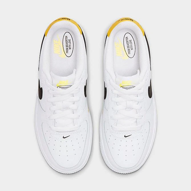 Big Kids’ Nike Air Force 1 LV8 Have A Nike Day Casual Shoes White/Black/Dark Sulfur - DM0983 100 7 Big Kids’ Nike Air Force 1 LV8 Have A Nike Day Casual Shoes White/Black/Dark Sulfur - DM0983 100 - Image 5