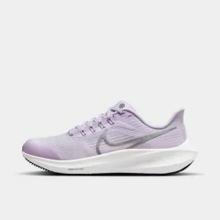 Big Kids' Nike Zoom Air Pegasus 39 Running Shoes Violet Frost/Metallic Silver/Barely Grape/Midnight Navy/White - DM4015Â 500