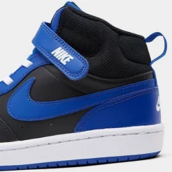 Little Kids' Nike Court Borough Mid 2 Casual Shoes Black/Game Royal/Game Royal/White - DM8873 001 10 Little Kids' Nike Court Borough Mid 2 Casual Shoes Black/Game Royal/Game Royal/White - DM8873 001 -Default Template 7 DM8873 001 P3