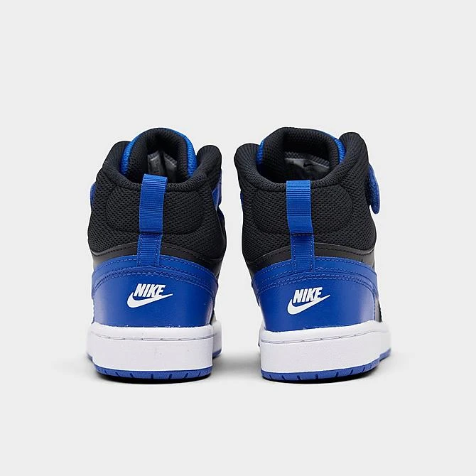 Little Kids' Nike Court Borough Mid 2 Casual Shoes Black/Game Royal/Game Royal/White - DM8873 001 6 Little Kids' Nike Court Borough Mid 2 Casual Shoes Black/Game Royal/Game Royal/White - DM8873 001 - Image 4