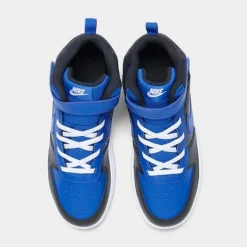 Little Kids' Nike Court Borough Mid 2 Casual Shoes Black/Game Royal/Game Royal/White - DM8873 001 12 Little Kids' Nike Court Borough Mid 2 Casual Shoes Black/Game Royal/Game Royal/White - DM8873 001 -Default Template 7 DM8873 001 P5