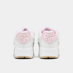 Nike Girls' Big Kids' Air Max 90 LTR Casual Shoes Summit White/Pink Foam/Coconut Milk - DQ0276G 100 -Default Template 7 DQ0276G 100 P4