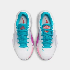 Big Kids' Nike Freak 4 Basketball Shoes White/Fuchsia Dream/Football Grey/Blue Lightning - DQ0553 102 12 Big Kids' Nike Freak 4 Basketball Shoes White/Fuchsia Dream/Football Grey/Blue Lightning - DQ0553 102 -Default Template 7 DQ0553 102 P5