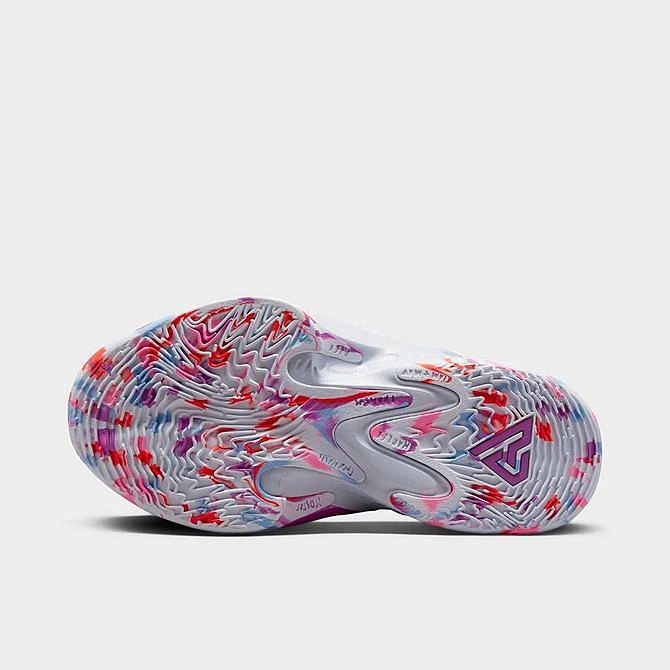 Big Kids' Nike Freak 4 Basketball Shoes White/Fuchsia Dream/Football Grey/Blue Lightning - DQ0553 102 8 Big Kids' Nike Freak 4 Basketball Shoes White/Fuchsia Dream/Football Grey/Blue Lightning - DQ0553 102 - Image 6