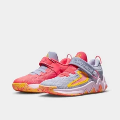 Little Kids’ Nike Giannis Immortality 2 Basketball Shoes Hot Punch/University Blue/Pink Foam/Laser Orange - DQ1942 600 -Default Template 7 DQ1942 600 P2