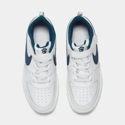 Little Kids' Nike Court Borough Low 2 SE Stretch Lace Casual Shoes Summit White/Glacier Blue/White/Valerian Blue - DQ5980 100 -Default Template 7 DQ5980 100 P5