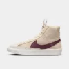Big Kids' Nike Blazer Mid '77 SE Dance Casual Shoes Guava Ice/Sail/Night Maroon - DQ6084 800 -Default Template 7 DQ6084 800 P1