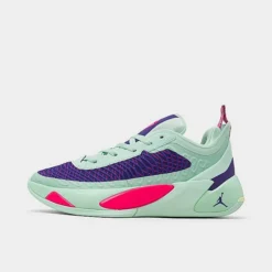 Nike Big Kids' Jordan Luka 1 Basketball Shoes Mint Foam/Racer Pink/Court Purple - DQ6513Â 305