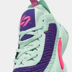 Nike Big Kids' Jordan Luka 1 Basketball Shoes Mint Foam/Racer Pink/Court Purple - DQ6513 305 -Default Template 7 DQ6513 305 P3