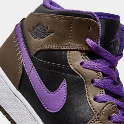 Nike Big Kids' Air Jordan Retro 1 Mid Casual Shoes Palomino/Wild Berry/White - DQ8423 215 10 Nike Big Kids' Air Jordan Retro 1 Mid Casual Shoes Palomino/Wild Berry/White - DQ8423 215 -Default Template 7 DQ8423 215 P3