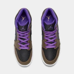 Nike Big Kids' Air Jordan Retro 1 Mid Casual Shoes Palomino/Wild Berry/White - DQ8423 215 12 Nike Big Kids' Air Jordan Retro 1 Mid Casual Shoes Palomino/Wild Berry/White - DQ8423 215 -Default Template 7 DQ8423 215 P5