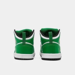 Nike Kids' Toddler Air Jordan Retro 1 Mid Casual Shoes Lucky Green/Black/White - DQ8425 301 -Default Template 7 DQ8425 301 P4