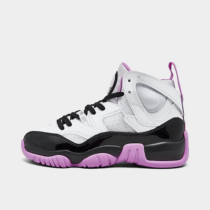 Nike Big Kids' Jordan Jumpman Two Trey Basketball Shoes White/Black/Barely Grape/Rush Fuchsia - DQ8431G 105 3 Nike Big Kids' Jordan Jumpman Two Trey Basketball Shoes White/Black/Barely Grape/Rush Fuchsia - DQ8431G 105