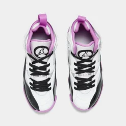 Nike Big Kids' Jordan Jumpman Two Trey Basketball Shoes White/Black/Barely Grape/Rush Fuchsia - DQ8431G 105 12 Nike Big Kids' Jordan Jumpman Two Trey Basketball Shoes White/Black/Barely Grape/Rush Fuchsia - DQ8431G 105 -Default Template 7 DQ8431G 105 P5