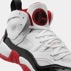 Nike Big Kids' Jordan Jumpman Two Trey Basketball Shoes White/Black/Gym Red - DQ8431 106 -Default Template 7 DQ8431 106 P3