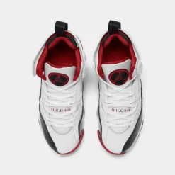 Nike Big Kids' Jordan Jumpman Two Trey Basketball Shoes White/Black/Gym Red - DQ8431 106 -Default Template 7 DQ8431 106 P5