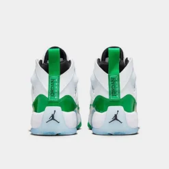 Nike Big Kids' Jordan Jumpman Two Trey Basketball Shoes White/Black/Lucky Green - DQ8431 130 -Default Template 7 DQ8431 130 P4