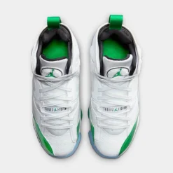 Nike Big Kids' Jordan Jumpman Two Trey Basketball Shoes White/Black/Lucky Green - DQ8431 130 -Default Template 7 DQ8431 130 P5
