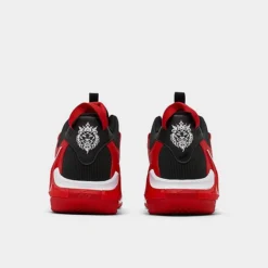 Big Kids' Nike LeBron Witness 7 Basketball Shoes Black/White/University Red - DQ8650 005 -Default Template 7 DQ8650 005 P4