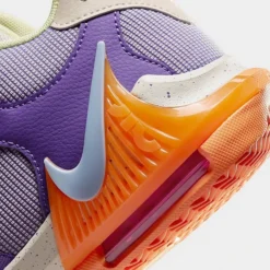 Big Kids' Nike LeBron Witness 7 Basketball Shoes Light Orewood Brown/Action Grape/Vivid Orange/Cobalt Bliss - DQ8650 101 -Default Template 7 DQ8650 101 P3