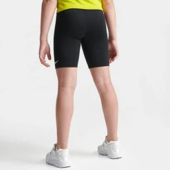 Girl's Nike One 7 Inch Bike Shorts Black/White - DQ8832 010 -Default Template 7 DQ8832 010 M4