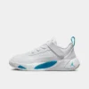 Nike Little Kids' Jordan Luka 1 Basketball Shoes White/Metallic Silver/Neo Turquoise - DR6086 104 1 Nike Little Kids' Jordan Luka 1 Basketball Shoes White/Metallic Silver/Neo Turquoise - DR6086 104 -Default Template 7 DR6086 104 P1