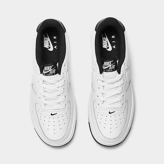 Big Kids' Nike Air Force 1 ESS Casual Shoes White/Black Outsole - DV1331 100 7 Big Kids' Nike Air Force 1 ESS Casual Shoes White/Black Outsole - DV1331 100 - Image 5