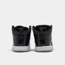 Nike Kids' Toddler Air Jordan Retro 1 Mid SE Casual Shoes Black/Dark Concord/White - DV1338 004 -Default Template 7 DV1338 004 P4