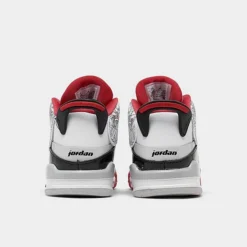 Nike Kids' Toddler Jordan Dub Zero Basketball Shoes White/True Red/Black/Neutral Grey - DV1358 160 -Default Template 7 DV1358 160 P4