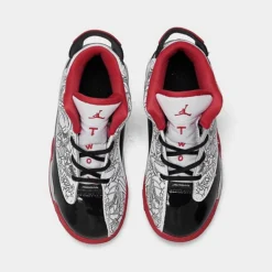 Nike Kids' Toddler Jordan Dub Zero Basketball Shoes White/True Red/Black/Neutral Grey - DV1358 160 -Default Template 7 DV1358 160 P5
