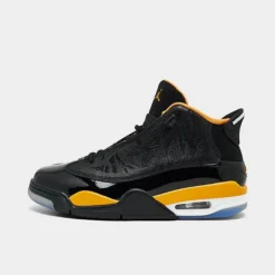 Nike Big Kids' Air Jordan Dub Zero Basketball Shoes Black/Taxi/White - DV1360Â 017