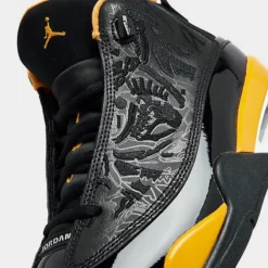 Nike Big Kids' Air Jordan Dub Zero Basketball Shoes Black/Taxi/White - DV1360 017 -Default Template 7 DV1360 017 P3