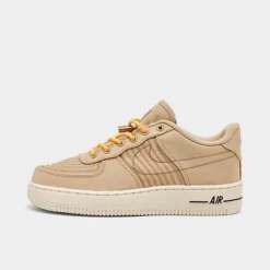 Big Kids' Nike Air Force 1 LV8 3 SE Casual Shoes Sanddrift/Citron Pulse/Hemp/Sail - DV1622Â 100